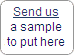 Send us a sample to put here